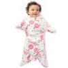Picture of SleepingBaby Zipadee-Zip Transitional Swaddle Sack, 3-6 Month - Roomy Zipper Swaddle for Easy Diaper Changes and Proper Hip Development - Baby Swaddle Sack, X-Small - Pretty Poppy