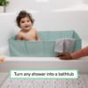 Picture of Ingenuity Tuckaway Toddler Folding Tub, Converts Shower to Tub, Folds to Store, Easy to Clean, No Assembly Required, Portable Baby Bathtub for Travel, 12M-5Y