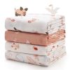Picture of Momcozy Muslin Best Wishes Swaddle Blankets, Ultra Soft Neutral Registry Essentials, Pasture Pals & Pumpkin Dreams, Breathable Large 47'' x 47'' Newborn Boys Girls Receiving Blanket