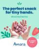 Picture of Amara Smoothie Melts - Mixed Red Berries - Baby Snacks Made With Fruits and Vegetables - Healthy Toddler Snacks For Your Kids Lunch Box - Organic Plant Based Yogurt Melts - 6 Resealable Bags