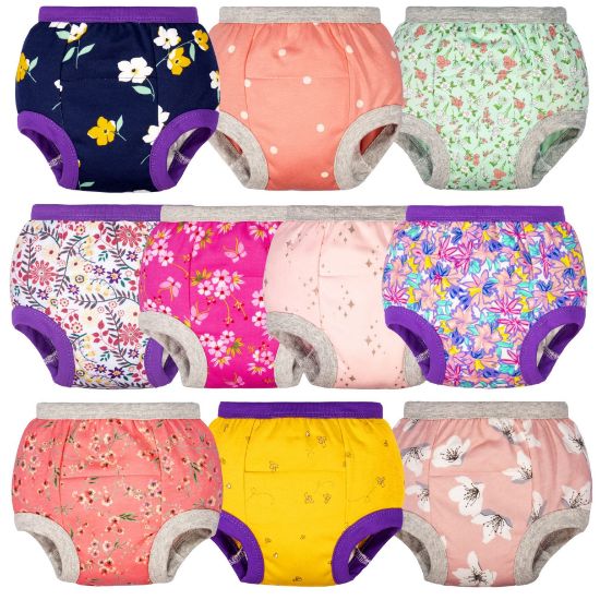 Picture of BIG ELEPHANT Potty Training Underwear, 100% Cotton Absorbent Unisex Toddler Pee Pants for Boys & Girls, 7-8Y