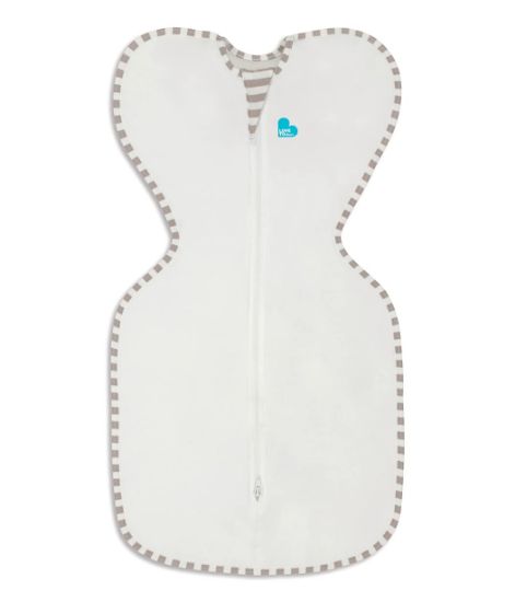 Picture of Love to Dream Organic Swaddle, Baby Sleep Sack, Swaddle Up Self-Soothing Swaddles for Newborns, Get Longer Sleep, Snug Fit Helps Calm Startle Reflex, 1.0 Tog Sleep Sack, 5-8.5lbs., Cream