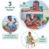 Picture of Bright Starts Disney Finding Nemo Pop 'N Sit Portable Booster, Indoor/Outdoor Use, Floor Seat with Feeding Tray, 6 Mos - 3 Yrs