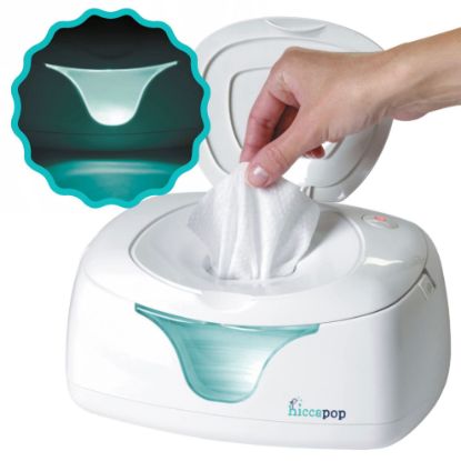 Picture of hiccapop Baby Wipe Warmer and Baby Wet Wipes Dispenser | Baby Wipes Warmer for Babies | Diaper Wipe Warmer with Changing Light