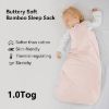 Picture of BubblePanda Rayon Made from Bamboo Sleep Sack 18-24 Months 1.0 Tog Soft Toddler Sleeping Sack 2t for Babies 2-Way Zipper Baby Wearable Blanket