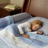 Picture of hiccapop [1-Pack] Toddler Bed Rail Bumper, Bed Bumper for Toddlers, Kids Foam Safety Bed Guard Rail for Toddlers, Bed Side Rail for Twin, Queen, King