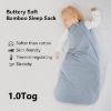 Picture of BubblePanda Rayon Made from Bamboo Sleep Sack 18-24 Months 1.0 Tog Soft Toddler Sleeping Sack 2t for Babies 2-Way Zipper Baby Wearable Blanket