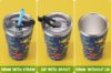 Picture of Tiblue Kids & Toddler Cup - Spill Proof Stainless Steel Water Bottle for Girls Boys Insulated Tumbler with Leak Proof Lid & Silicone Straw with Stopper-BPA FREE Baby Smoothie Cup(4 Pack, 12oz Cartoon)