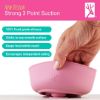 Picture of Elk and Friends Kids Porcelain Bowls with Silicone Suction Sleeve | Kids/Toddler/Baby Feeding | Microwave & Dishwasher Safe | Non slip | Cereal/Soup/Snack Dishes & Dinnerware