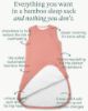 Picture of PurComfy Supersoft Sleep Sack 1.0 TOG, Premium Bamboo Viscose Baby Sleeping Bag, 2-Way Safe Zipper Sleepsacks 15-24 Months (Coral)