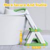 Picture of Potty seat for Toilet with Step Stool Ladder, SKYROKU New Triangular Stabilized Base Two in one Toddler Toilet Seat with Splash Guard, Anti-Slip Pad, Step Stool Green