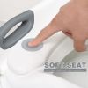 Picture of Potty Training Seat with Step Stool Ladder, SKYROKU Potty Training Toilet for Kids Boys Girls Toddlers - Comfortable Safe Potty Seat with Anti-Slip Pads Ladder Grey