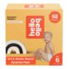 Picture of Hello Bello Premium Baby Diapers Size 6, 17 Count (Pack of 4) of Disposable, Extra-Absorbent, and Hypoallergenic Baby Diapers with Snug and Comfort Fit, Surprise Girl Patterns