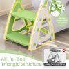 Picture of Primlect Potty Training Seat, 2-in-1 Toddler Toilet Seat with Step Stool, Ultra-Stable Potty Chair Attachment, Adjustable Seat and Step Ladder, Non-Slip Design, Splash Guard for Boys and Girls(Green)