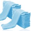 Picture of 24 Pack Muslin Burp Cloths for Baby - Ultra-Soft 100% Cotton Baby Washcloths - Large 20'' by 10'' Super Absorbent Milk Spit Up Rags - Burpy Cloths for Unisex, Boy, Girl - Aquamarine