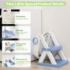 Picture of COOSEYA Toilet Seat, Potty Training Seat for Toddler, Upgraded 2-in-1 Potty Toilet Training for Boys and Girls,Waterproof Cushioned Mat with Non-slip Step Stool