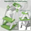 Picture of Rabb 1st Potty Training Seat, Upgrade Toddler Toilet Seat for Kids Boys Girls, 2 in 1 Potty Training Toilet, Splash Guard Anti-Slip Pad Step Stool