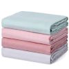 Picture of Momcozy Muslin Swaddle Blanket, 4 Pack Large 47 X 47 Inches Breathable Swaddling Receiving Blankets for Baby Boy & Girl, Soft and Skin-Friendly Unisex Baby Blankets, Pink Blue