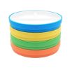 Picture of Elk and Friends Kids 7.8” Porcelain White Plates with Silicone Sleeves | Divided Plates | Suitable for Kids/Toddlers | Microwave & Dishwasher Safe | Non Slip | Snack Dishes…