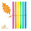 Picture of Elk and Friends Kids Cups |Toddler Cups with Silicone Lids | Silicone Straws | Glass Mason Jars 8 oz with Straws | Straw Lids | Leak Proof Regular Lids | Spill Proof Cups for Kids,