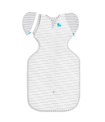 Picture of Love to Dream Swaddle Up Transition Swaddle, Patented Zip-Off Wings, Gently Help Baby Transition from Being Swaddled to Arms Free When Showing Signs of Rolling, 1.0 TOG, 19-24 lbs, White