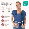 Picture of Momcozy Baby Wrap Carrier, Ergonomic Infant Slings for Newborn to Toddler 8-35 lbs, Adjustable Baby Wrap for Adult Fits Sizes XXS-XXL, Easy to Wear Baby Carriers, Starry Sky