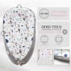 Picture of Baby Lounger for Newborn Adjustable Baby Co Sleeping Bed Portable Baby Sleeper Bed Breathable Infant Lounger for Crib Baby Floor Seat Newborn Must Have Essential Baby Registry Search (Grey)