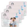 Picture of Amazon Brand - Mama Bear Plush Protection Diapers - Size 6, One Month Supply, Hypoallergenic Premium Disposable Baby Diapers, 100 Count (Pack of 4), White and Cloud Dreams