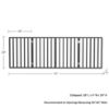 Picture of Indoor Pet Gate - 4-Panel Folding Dog Gate for Stairs or Doorways - 72x24-Inch Freestanding Pet Fence for Cats and Dogs by PETMAKER (Black)