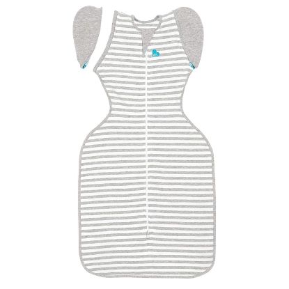 Picture of Love to Dream Swaddle UP Transition Bag, Patented Zip-Off Wings, Gently Help Baby Safely Transition from Being Swaddled to arms Free Before Rolling Over, Gray, Large, 19-24 lbs