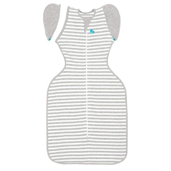 Picture of Love to Dream Swaddle UP Transition Bag, Patented Zip-Off Wings, Gently Help Baby Safely Transition from Being Swaddled to arms Free Before Rolling Over, Gray, Large, 19-24 lbs