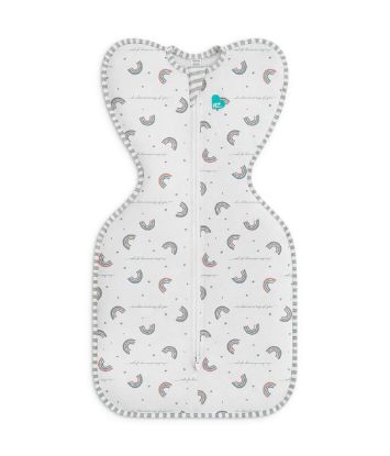 Picture of Love to Dream Swaddle UP, Baby Sleep Sack, Self-Soothing Swaddles for Newborns, Get Longer Sleep, Snug Fit Helps Calm Startle Reflex, New Born Essentials for Baby, 1.0 TOG, 5-8.5 lbs, Rainbow Dream
