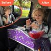 Picture of PILLANI Kids Travel Tray for Car - Car Seat Tray for Kids Travel, Road Trip Essentials Must Haves - Carseat Table Roadtrip Activities - Toddler Lap Desk Organizer for Airplane - Kids Travel Essentials