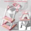 Picture of Rabb 1st Potty Training Seat, Upgrade Toddler Toilet Seat for Kids Boys Girls, 2 in 1 Potty Training Toilet, Splash Guard Anti-Slip Pad Step Stool