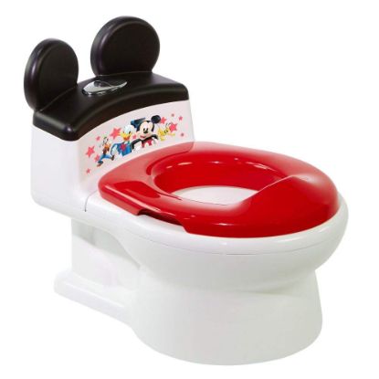 Picture of The First Years Disney Mickey Mouse Potty Training Toilet Seat - Portable 2-in-1 Attachment for Toddlers 18 Months and Up