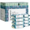 Picture of The Honest Company Clean Conscious Multi-Use Wipes | Hypoallergenic + Unscented for Sensitive Skin | Over 99% Water, Compostable, Plant Based, Baby Wipes | Balance Blues, 576 Count