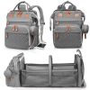 Picture of Astro Alan Baby Diaper Bags with Changing Station, Waterproof Diaper Bag Backpack for Moms Dads with USB Charging Port, Baby Shower Gifts, Large Capacity diaper backpack, Grey