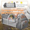 Picture of Astro Alan Baby Diaper Bags with Changing Station, Waterproof Diaper Bag Backpack for Moms Dads with USB Charging Port, Baby Shower Gifts, Large Capacity diaper backpack, Grey
