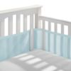 Picture of BreathableBaby Breathable Mesh Liner for Full-Size Cribs, Classic 3mm Mesh, Blue Green Aqua (Size 4FS Covers 3 or 4 Sides)