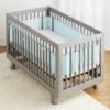 Picture of BreathableBaby Breathable Mesh Liner for Full-Size Cribs, Classic 3mm Mesh, Blue Green Aqua (Size 4FS Covers 3 or 4 Sides)