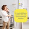 Picture of BreathableBaby Breathable Mesh Liner for Full-Size Cribs, Classic 3mm Mesh, Gray (Size 4FS Covers 3 or 4 Sides)