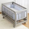 Picture of BreathableBaby Breathable Mesh Liner for Full-Size Cribs, Classic 3mm Mesh, Light Blue (Size 4FS Covers 3 or 4 Sides)