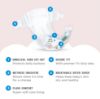 Picture of Amazon Brand - Mama Bear Plush Protection Diapers - Size Newborn, One Month Supply, Hypoallergenic Premium Disposable Baby Diapers, 128 Count (Pack of 4), White and Cloud Dreams