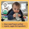 Picture of Cerebelly Organic Baby Food Pouches - Organic Veggie Purees for Toddlers | No Added Sugar, Fiber, Non-GMO | Blended Toddler Food | 4oz BPA-Free Baby Food | Carrot Pumpkin | 12 Count