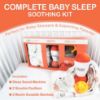 Picture of Baby Shusher Gift Set - Includes Portable White Noise Sound Machine, 2 Shushie Pacifiers, and 2 Cotton Swaddles, Travel Friendly Baby Soother for Developing Sleep Routines