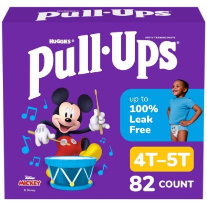 Picture of Pull-Ups Boys' Potty Training Pants, Size 4T-5T Training Underwear (38-50 lbs), 82 Count