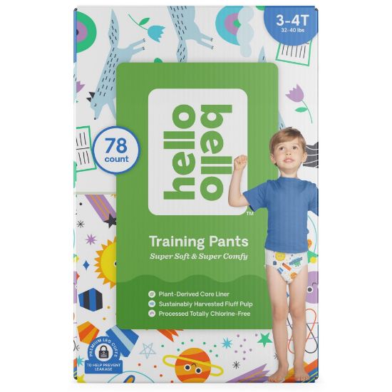 Picture of Hello Bello Training Pants Club Box, Bedtime Stories and Space Travelers, 3T-4T, 78 Count