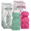 Picture of Legendairy Milk Honey Bear Straw Cup Silicone for Babies (Green/Raspberry), 8 oz. Dishwasher Safe Baby Straw Cup, Food Grade Silicone, Honeybear Sippy Cup for Ages 4+ Months (Pack of 2)