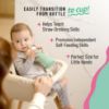 Picture of Legendairy Milk Honey Bear Straw Cup Silicone for Babies (Green/Raspberry), 8 oz. Dishwasher Safe Baby Straw Cup, Food Grade Silicone, Honeybear Sippy Cup for Ages 4+ Months (Pack of 2)