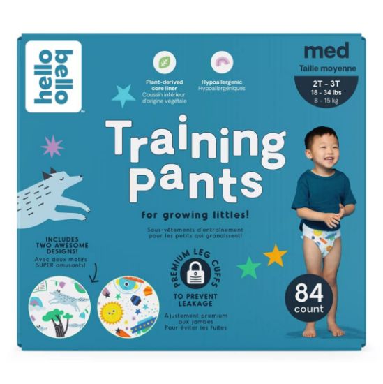 Picture of Hello Bello Training Pants Club Box, Bedtime Stories and Space Travelers 2T-3T, 84 Count Multicolor